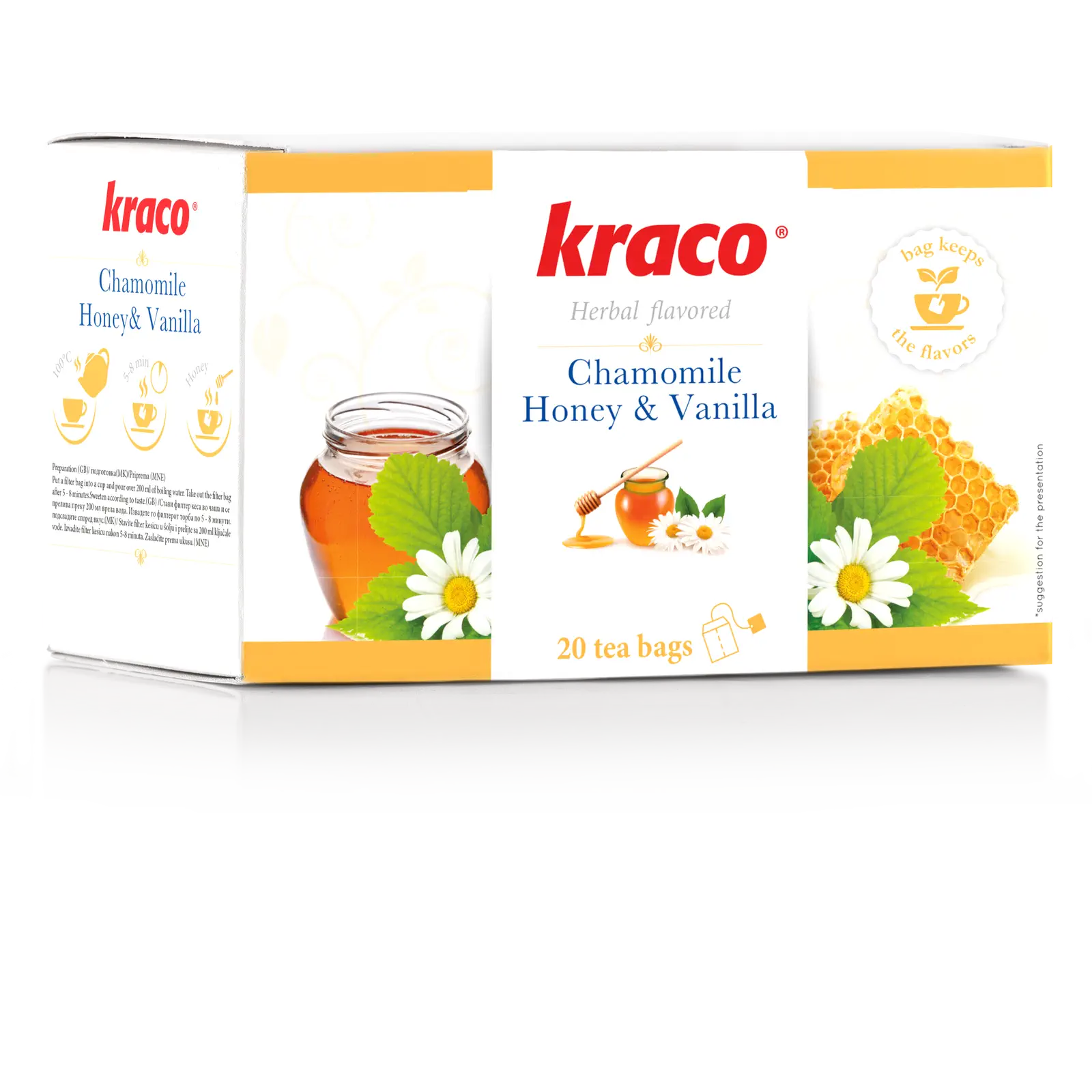 Kraco, Çaj Kamomil me mjaltë